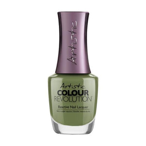 ARTISTIC NAIL LACQUER  - GROOVY DAYS AHEAD - MOSS GREEN CRÈME