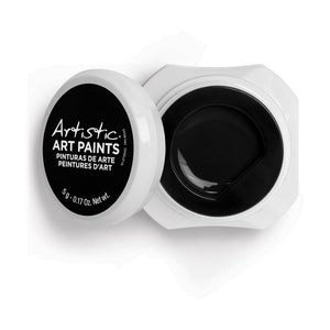 Artistic Nail Design Nail Art Paints - Black Crème