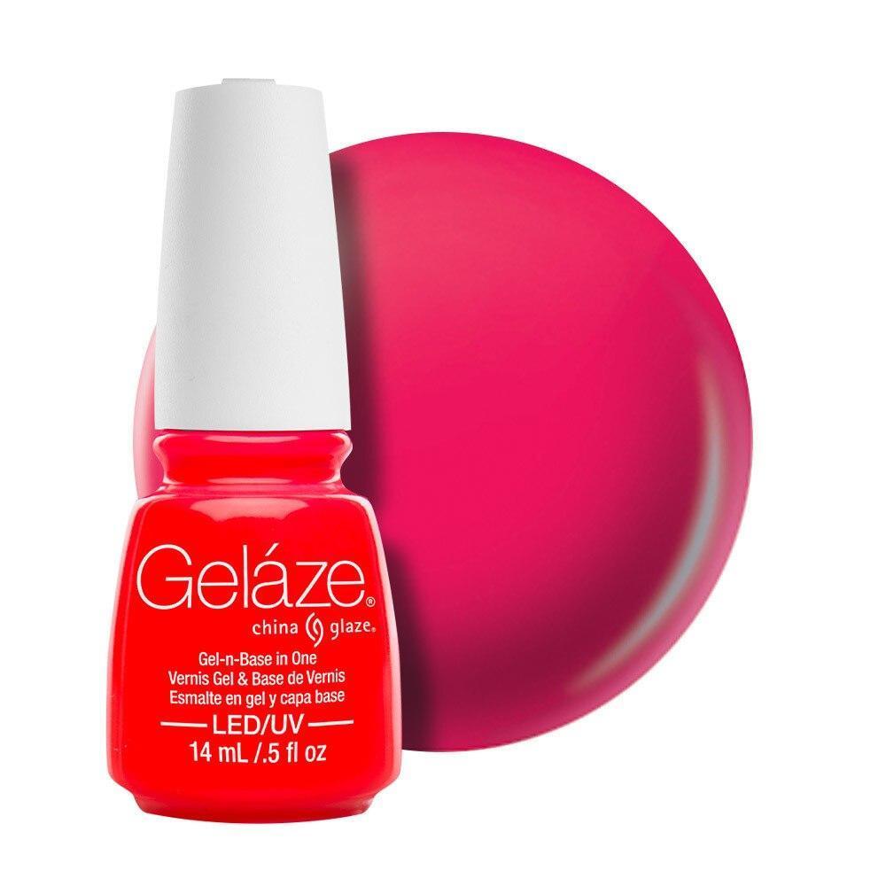 China Glaze Gelaze Gel & Base 14ml - Pool Party - Professional Salon Brands